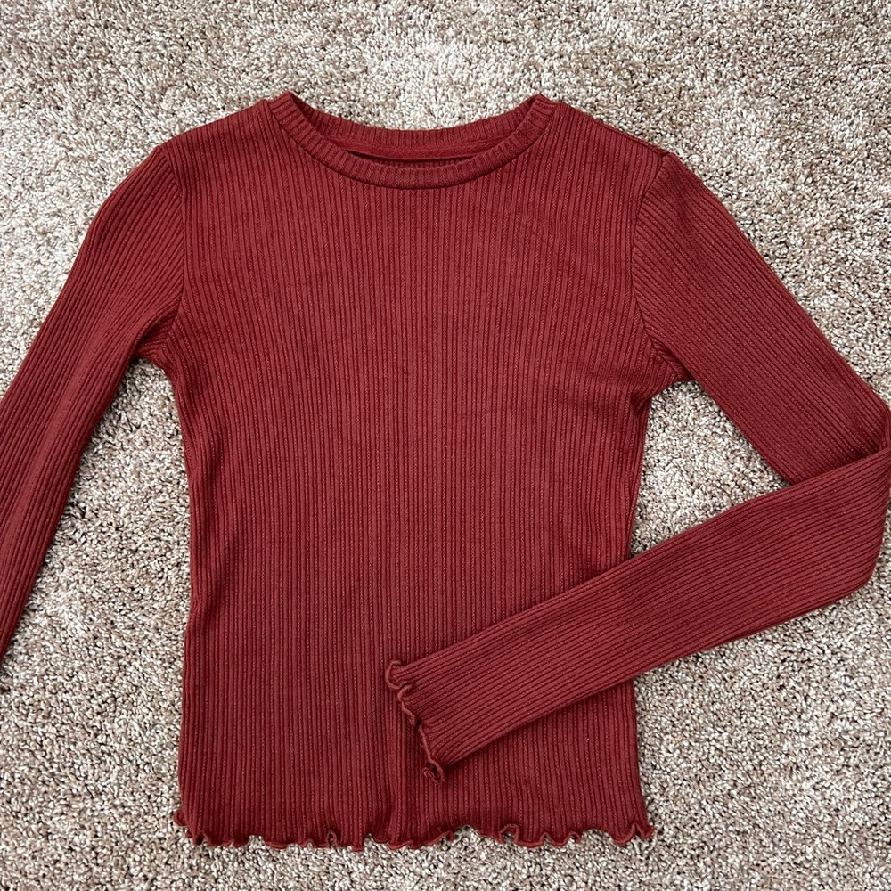 OGL Cropped Ribbed Top - Picture 3 of 10